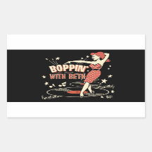 Bethステッカー付きBoppin