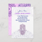 Beth用Aqua HEMSAパーティーカード#3 招待状 (正面/裏面)