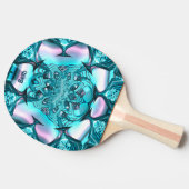BETH～マーシュマローズ～ピンクブルーフラクタル～ 卓球ラケット (横)