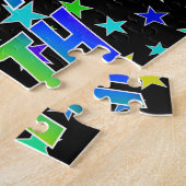 「BETH」名、おもしろい「ハッピーバースデー」 ジグソーパズル (側面)