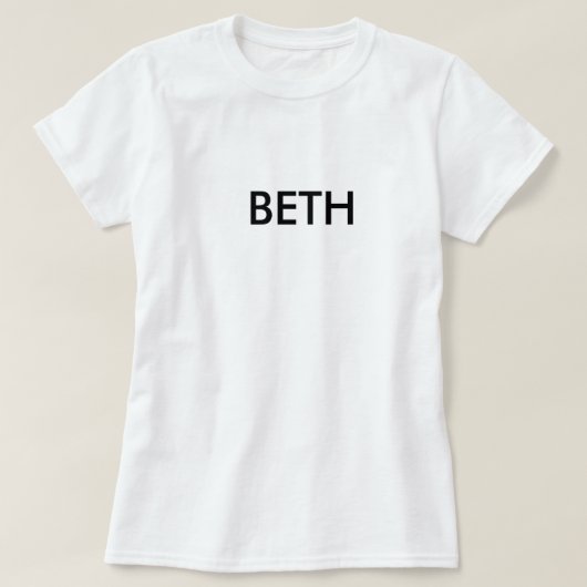 Beth Tシャツ (デザイン正面)
