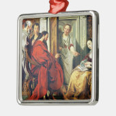 Bethanyのマーサそしてメリーの家のキリスト メタルオーナメント (左)