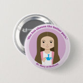 BethanyのSt Mary 缶バッジ (正面&裏面)