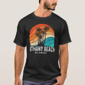 Bethany Beach Delaware Palm Tree Beach Souvenir Tシャツ (正面)