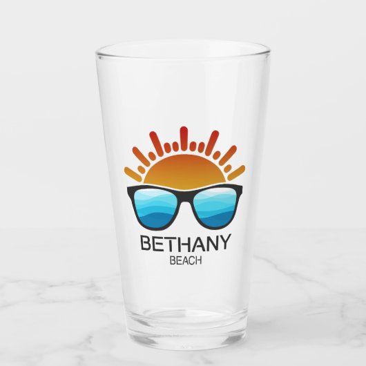 Bethany Beach Delaware Sunglasses タンブラーグラス (正面)