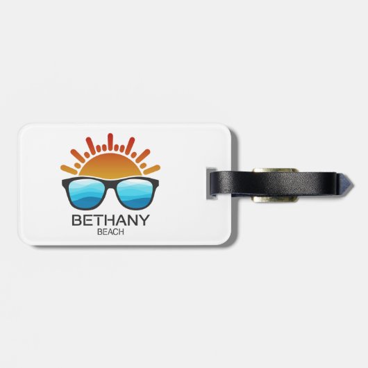 Bethany Beach Delaware Sunglasses ラゲッジタグ (裏面横)