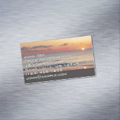 Bethany Beach Sunrise II マグネット名刺 (インサイチュ)