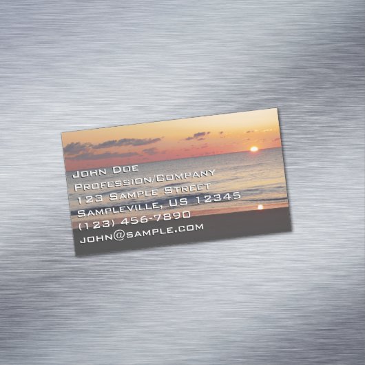 Bethany Beach Sunrise II マグネット名刺 (インサイチュ)