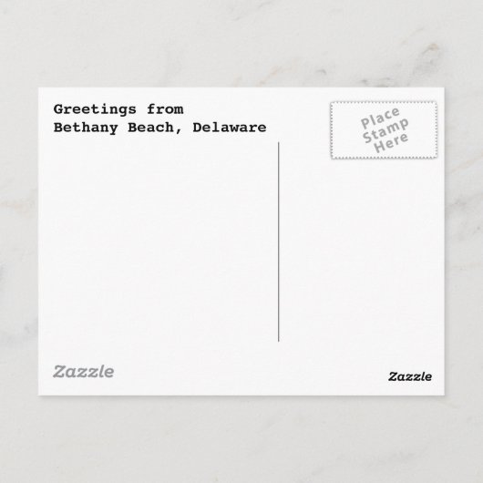 Bethany Shellsはがき ポストカード (裏面)