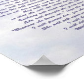 Bethany's refuge Psalm 91 NIV ポスター (角)