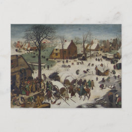 Bethlehem by Pieter Bruegelの国勢調査 ポストカード