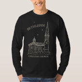 Bethlehem Hand Drawn Christmas Church Tシャツ (正面)