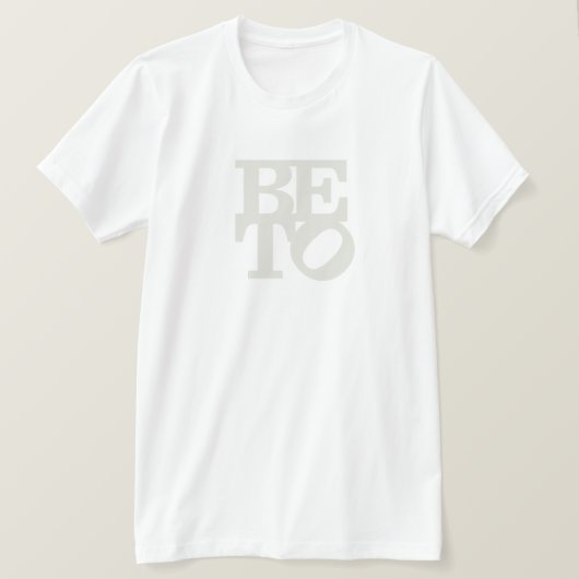 BETOによって積み重ねられるベージュ色-良質の人 Tシャツ (デザイン正面)