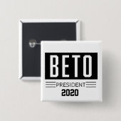 BETOの大統領2020年 缶バッジ (正面&裏面)