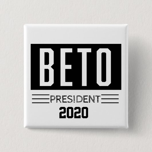 BETOの大統領2020年 缶バッジ (正面)