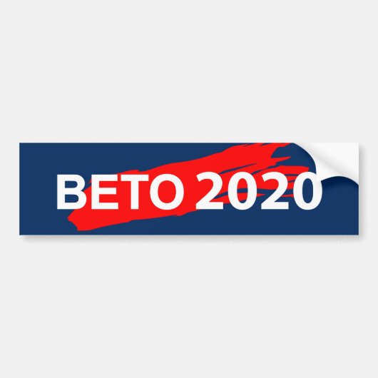 Beto 2020年 バンパーステッカー (正面)