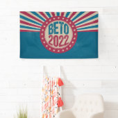 Beto 2022ヴィンテージ米国国旗の県知事選 横断幕 (インサイチュ)