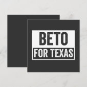 BETO FORテキサス州 招待状 (正面/裏面)