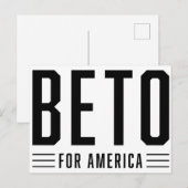 Beto For Americaポストカード#1 ポストカード (正面/裏面)