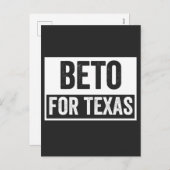 beto FOR TEXAS シーズンポストカード (正面/裏面)