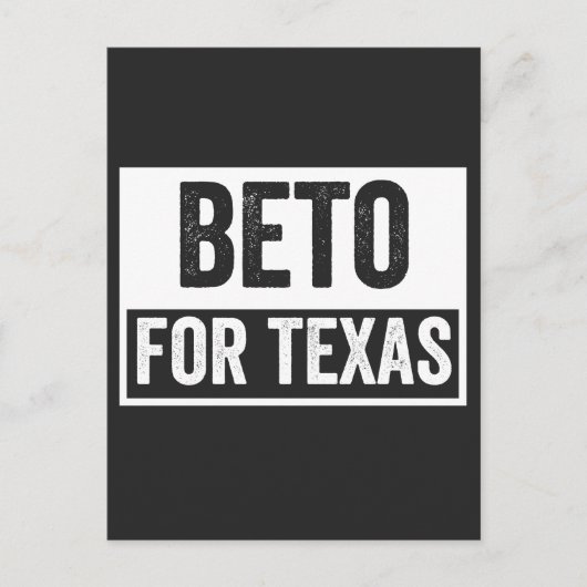 beto FOR TEXAS シーズンポストカード (正面)