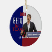 BETO O'Rourkeテキサス州2018年 セラミックオーナメント (右)