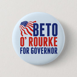 Beto O'Rourke氏(テキサス州県知事2022選挙) 缶バッジ