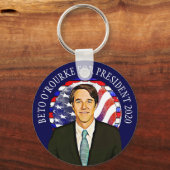 Beto O'Rourke氏（2020年米国大統領選挙） キーホルダー (正面)