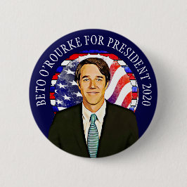 Beto O'Rourke氏（2020年米国大統領選挙） 缶バッジ