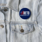 Beto O'Rourke知事2022年テキサス州選挙 缶バッジ (インサイチュ)