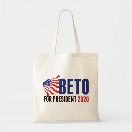 Beto O'Rourke社長2020年 トートバッグ (正面)