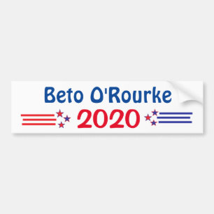 Beto O'Rourke社長2020年 バンパーステッカー