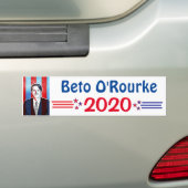 Beto O'Rourke社長2020年 バンパーステッカー (車上)