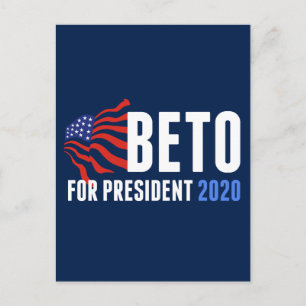 Beto O'Rourke社長2020年 ポストカード