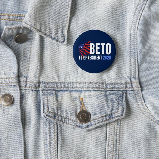 Beto O'Rourke社長2020年 缶バッジ (インサイチュ)