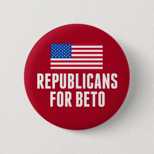 Beto O'Rourke 2020年のための共和党員 缶バッジ