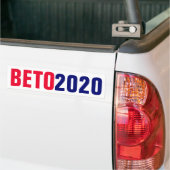 Beto O'Rourke 2020年 バンパーステッカー (トラック上)