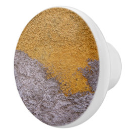 Betonの建築の壁のYelllowの荒い未加工灰色 セラミックノブ