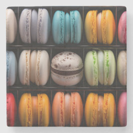Betoverende Macarons in heerlijke felle Kleuren ストーンコースター