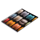 Betoverende Macarons in heerlijke felle Kleuren ノートブック (左側)