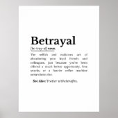 Betrayal Definition Funny Version ポスター (正面)