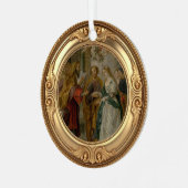 Betrothal of Mary and Joseph Advent Jesse Tree メタルオーナメント (正面左)