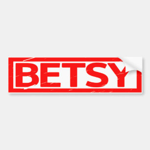 Betsyのスタンプ バンパーステッカー