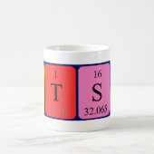 Betsyの定期的なテーブル名mag コーヒーマグカップ (中央)