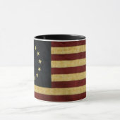 Betsy Rossの旗のマグ マグカップ (中央)