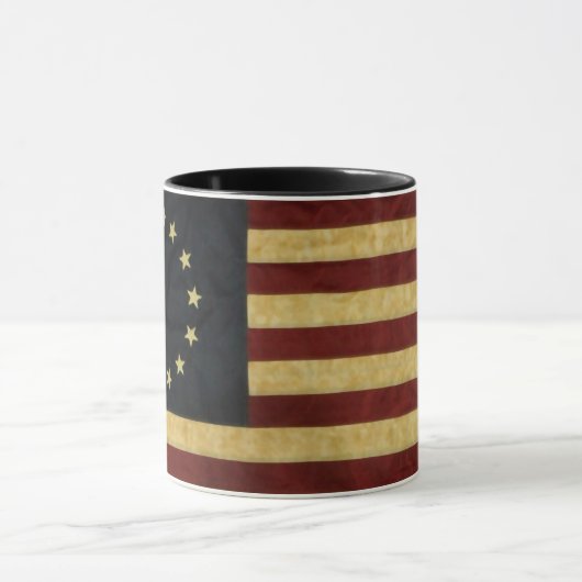 Betsy Rossの旗のマグ マグカップ (中央)