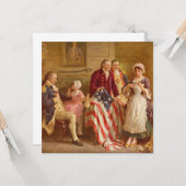 Betsy Ross, 1777 （アメリカ史） （アメリカ愛国者） カード (正面/裏面インサイチュ)