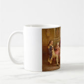 Betsy Ross, 1777 （アメリカ史） （アメリカ愛国者） コーヒーマグカップ (左)