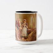 Betsy Ross, 1777 (アメリカ史) (アメリカ愛国者) ツートーンマグカップ (正面右)