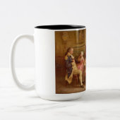 Betsy Ross, 1777 (アメリカ史) (アメリカ愛国者) ツートーンマグカップ (左)